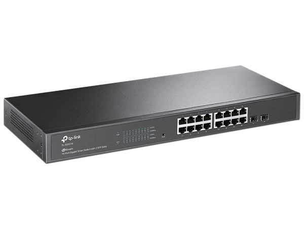 Switch TP-LINK JetStream de 16 puertos, 10/100/100 Mbps y 2 ranuras Gigabit SFP. - imagen 2