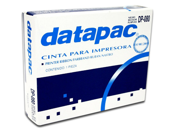 Cinta Datapac DP-080-8 para Impresora de Matriz de Punto Epson ERC-30, color morado.