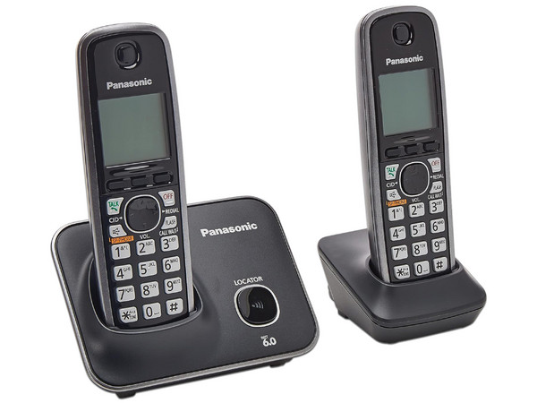 Teléfono Inalámbrico Panasonic KX-TG4112MEB Tecnología DECT 6.0 Digital, Altavoz en base, LCD, Identificador de llamadas e iluminación color azul. - imagen 2