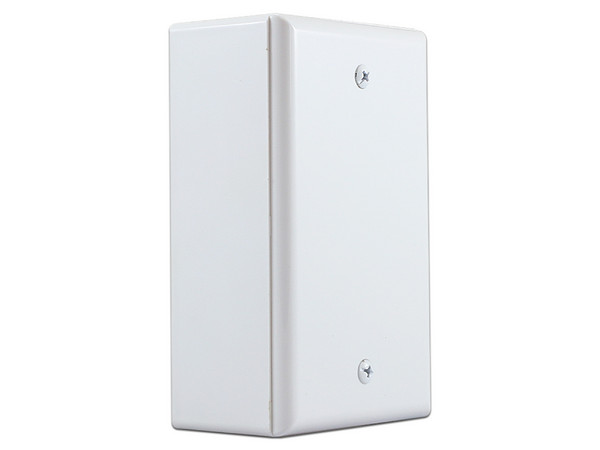 Caja Plástica Enson ENS-947 con Tapa Ciega de Plástico para Montaje en Pared o Techo de 115 x 72 x 36.2mm. Color Blanco.