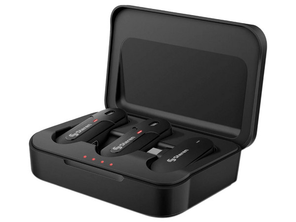 Micrófono Steren MIC-9050 Inalámbrico, Frecuencia de 20 - 20000 Hz, Conector USB Tipo C. - imagen 2