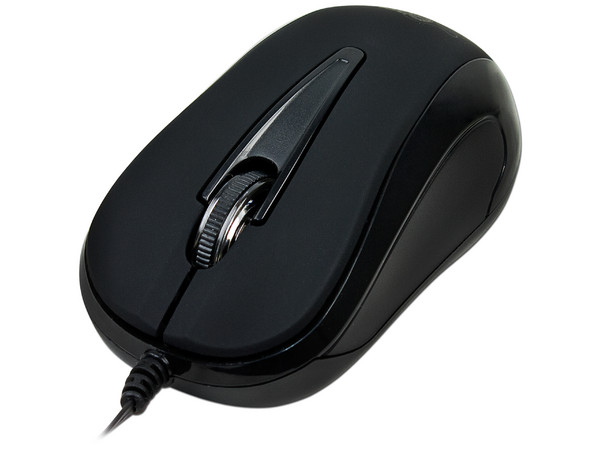 Mini Mouse Óptico Easy Line cable retráctil USB. Color Negro. - imagen 3