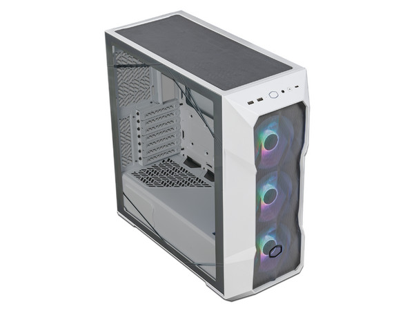 Gabinete Gamer Cooler Master MasterBox TD500, ATX, Mid-Tower, ARGB (sin fuente de poder). Color Blanco. - imagen 2