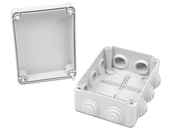 Caja Estanca Gewiss GW-44-026 de derivación De PVC, 10 entradas, auto-extinguible, para exterior. Color Blanco. - imagen 2