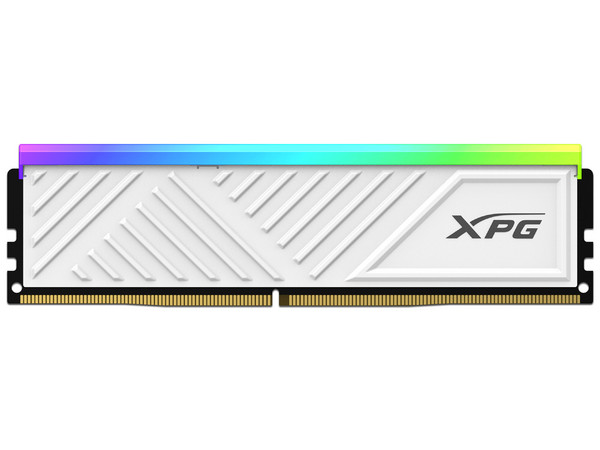 Memoria DIMM XPG Spectrix D35G RGB, DDR4 PC4-25600 (3200MHz), CL16, 16GB. Color Blanco.