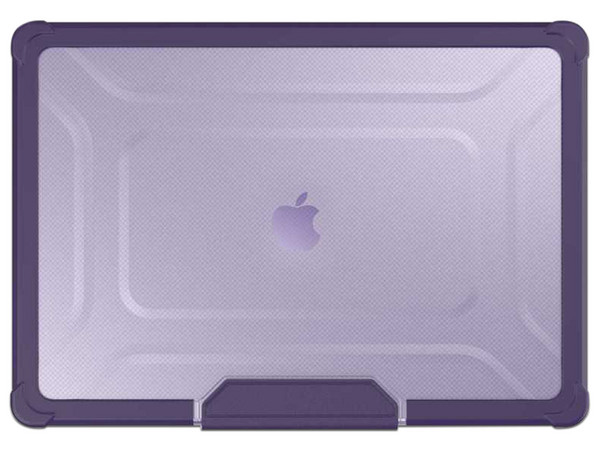 Funda Protectora de Uso rudo TEKKU para MacBook Air de 15", Color Violeta.