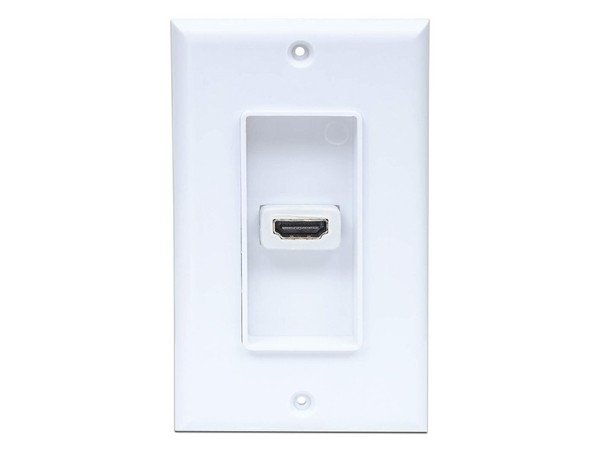 Placa de Pared Manhattan HDMI (hembra). Color blanco. - imagen 2