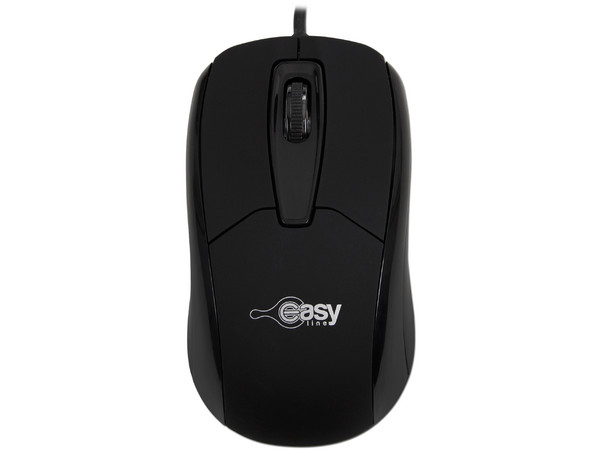 Mouse Óptico Easy Line, hasta 1000 dpi, USB. Color Negro. - imagen 2