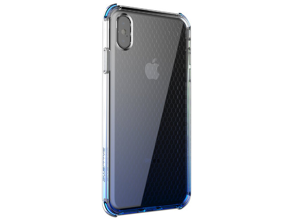 Funda BALLISTIC Jewel Spark para iPhone XS Max, uso rudo. Color Azul.