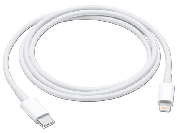 Cable Apple de Lightning a USB Tipo C, 1m.