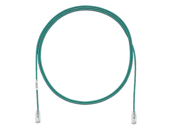 Cable de Red Panduit Cat6 UTP, de Diámetro Reducido, 0.9m. Color Verde