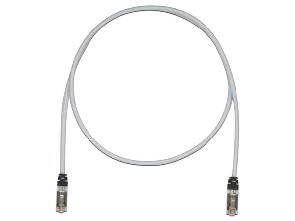 Cable de red PANDUIT STP6X7IG, Patch Cord Cat6A, Blindado S/FTP, CM/LS0H, 7ft, Color Gris.