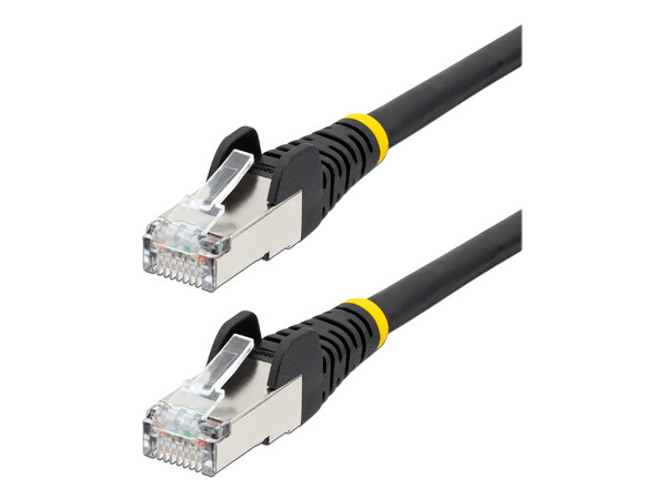 Cable de red UTP Startech NLBK-10F-CAT6A-PATCH, RJ-45 Cat6A, 3m, PoE. Color Negro