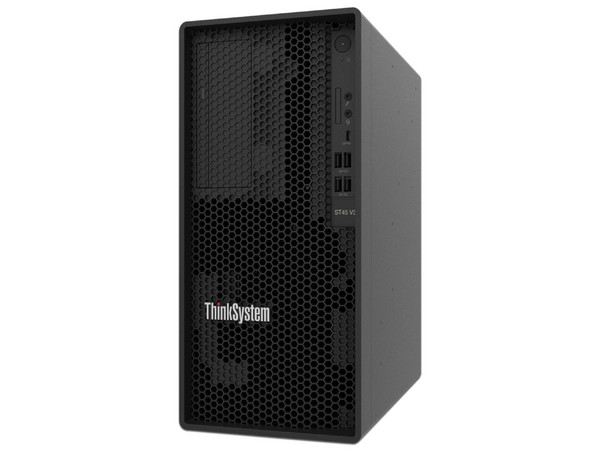 Servidor Lenovo ThinkSystem ST45 V3: 
Procesador AMD EPYC 4124P (hasta 5.1 GHz), 
Memoria de 16GB DDR5, 
Disco Duro de 2TB, 
S.O. No Incluido.