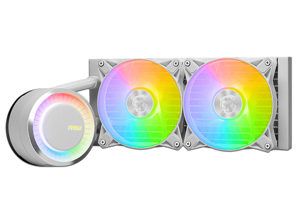 Sistema de Enfriamiento Líquido MSI MAG CORELIQUID E240 White de 240mm, RGB, Color Blanco.