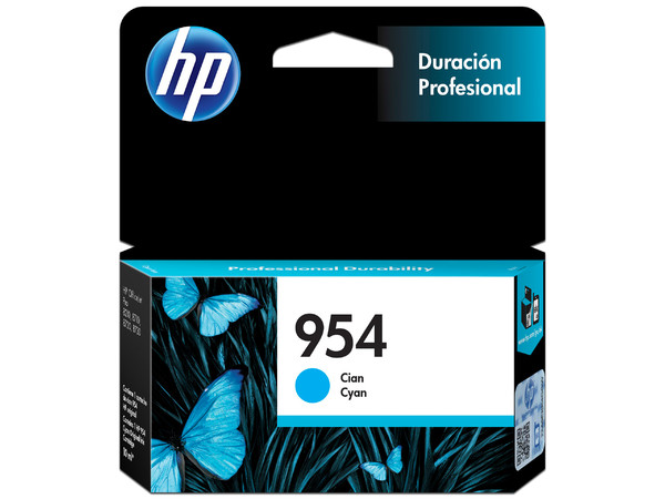 Cartucho de tinta HP 954 Cian Original (L0S50AL).