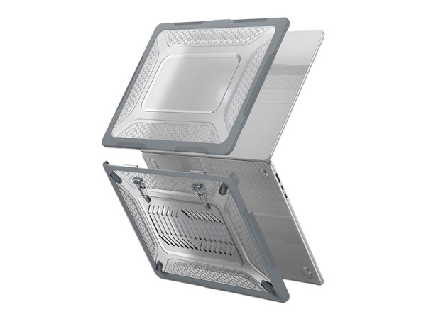 Funda TEKKU TK-02-016-002-08 para MacBook Air 15 (A2941) (A3114), Uso Rudo, Color Gris. - imagen 3