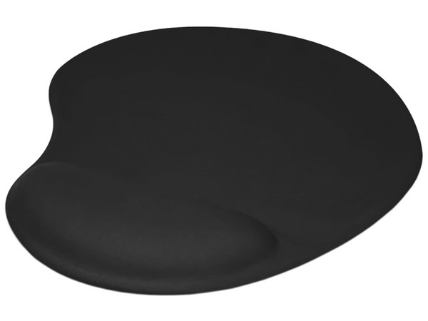 Mouse Pad BRobotix 500074N con reposa muñecas de Gel, Color Negro. - imagen 2