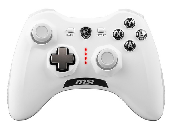 Control Inalámbrico MSI Force GC30 V2, Compatible con Xbox y Windows, Color Blanco.