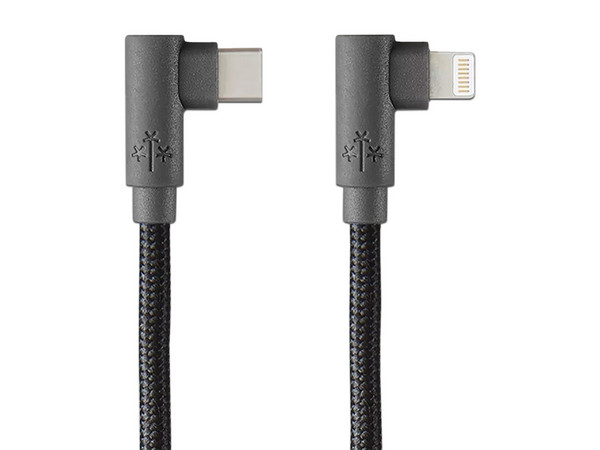 Cable Trenzado Hune AT-ACC-CA-354-ROC, Conector USB-C a Lightning (M-M), 1.2m. Color Gris.