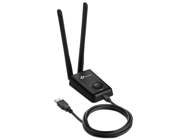 Adaptador Inalámbrico de alta potencia TP-Link TL-WN8200ND, Wireless N (Wi-Fi 4), hasta 300 Mbps, doble antena de alta ganancia, USB. - imagen 2