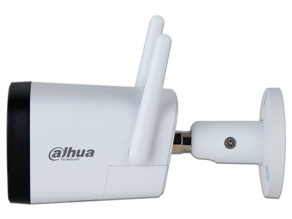 Camara de Vigilancia IP Tipo Bala Dahua DH-IPC-HFW1230DT-STW de 2MP (1920 x 1080), IR Hasta 30m, Micrófono y Altavoz, Color Blanco. - imagen 2