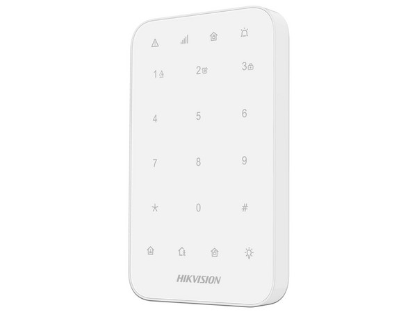 Teclado Inalámbrico Hikvision AX PRO DS-PK1-E-WB para Armado y Desarmado. Color Blanco. - imagen 2