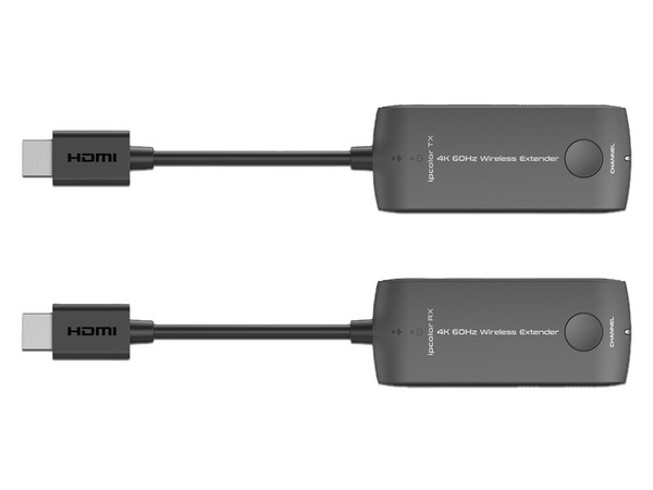 Kit de Transmisor y Receptor Inalámbrico EPCOM TT488MINI, HDMI, hasta 20 metros, Color Negro. - imagen 2