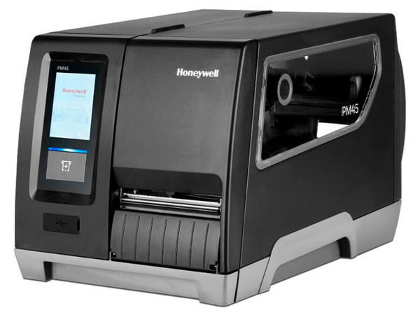 Impresora térmica de etiquetas Honeywell PM45, 203 ppp, USB, Ethernet, Serial, Color Negro.