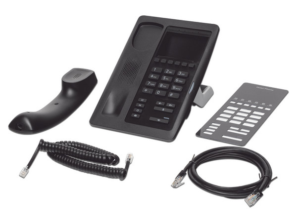 Teléfono IP para Hotelería, profesional con 6 teclas programables para servicio rápido, plantilla personalizable con PoE. - imagen 2