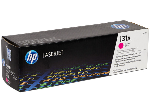 Cartucho de tóner HP 131A Magenta Laserjet Original (CF213A).