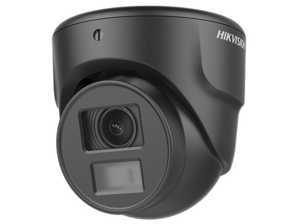 Cámara Tipo DOMO Hikivision, Lente 2.8 mm, IR de 20 m, IP67, Color Negro.
