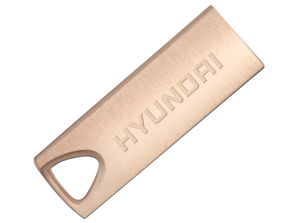 Unidad Flash USB 2.0 Hyundai de 16 GB. Color Rosa.