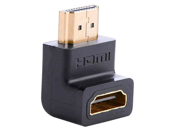 Adaptador UGREEN HDMI de 90 grados (M-H), Color Negro. - imagen 2