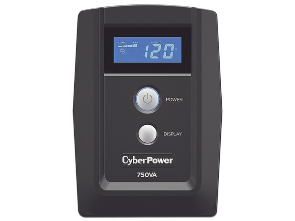 UPS CyberPower OM750ATLCD de 750VA (300W), 6 contactos NEMA 5-15R, 120V. 2 años de garantía (1 año en batería). - imagen 2