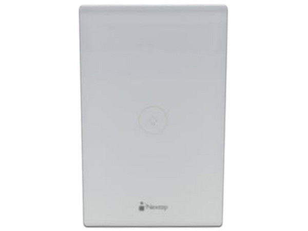 Interruptor Nextep NE-266S Smart de Luz, 1 Botón, Wi-Fi. Color Blanco.