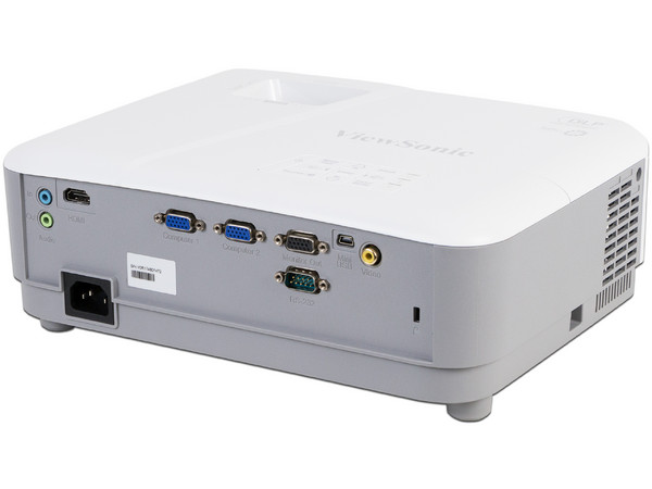 Proyector LED ViewSonic PA503S, DLP, Resolución SVGA (800 x 600), Imagen de hasta 300", Tecnología SuperColour, Contraste Dinámico 22.000:1, 3,800 ANSI-Lumens, Modo ECO, HDMI, Bocina Integrada, Color Blanco. - imagen 2