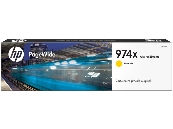 Cartucho de tinta HP 974X Amarillo Pagewide Original (L0S05AL).