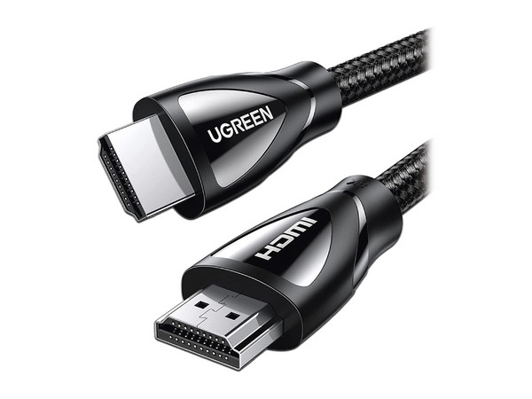 Cable de Video HDMI 2.1 UGREEN (M-M) de 5m, 8K a 60Hz, HDR10+, 48Gbps, 3D.