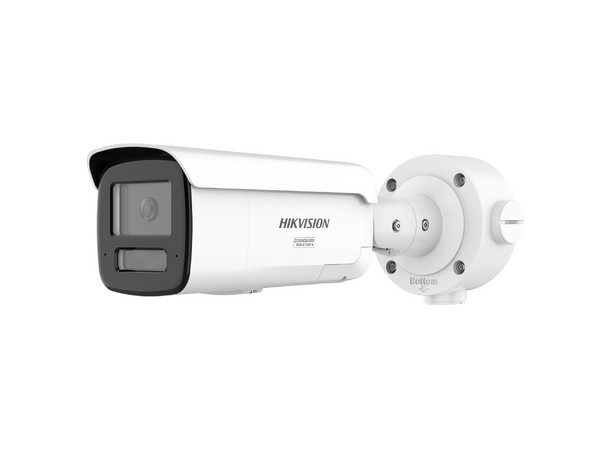 Cámara de Vigilancia Tipo Bala HIKVISION DS-2CD3T47G3-LISUY/SL de 4MP, Lente 4mm (2680 x 1520), IR de hasta 60m, IP67. Color Blanco.