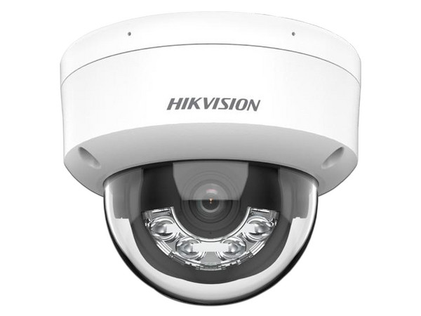 Cámara IP Tipo Domo Hikvision DS-2CD2143G2-LIS2U de 4MP (2688 x 1520), Lente de 2.8mm, IR hasta 30m, IP67, Color Blanco.