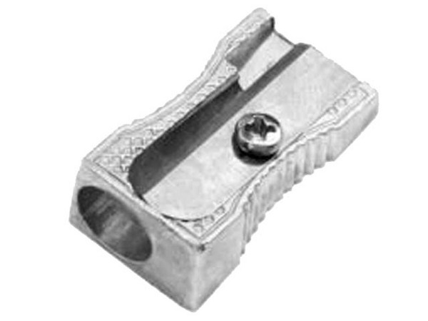 Sacapuntas Metálico Nextep Triangular, Paquete de 24 Unidades.