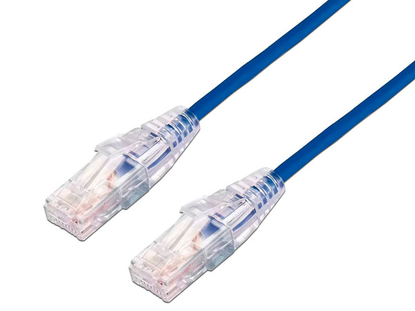 Cable de Red LinkedPro, Cat6A, UTP (M-M), 2m, Color Azul.