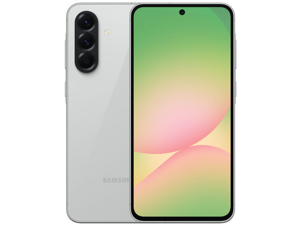 Smartphone Samsung Galaxy A56 5G: 
Procesador Octa-Core (hasta 2.9 GHz), 
Memoria RAM de 8GB, Almacenamiento de 128GB, 
Pantalla Super AMOLED Multi-Touch de 6.5" FHD+, 
Bluetooth 5.0, Wi-Fi, 
Cámara Principal de 50MP, 
Android 14. Color Gris.