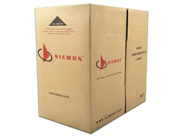 Bobina de Cable UTP Siemon 9C6L4-E2-06-RXA de 4 Pares, Cat6, 24 AWG, Color Azul, 305m.