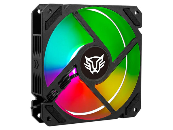 Kit de 3 Ventiladores Balam Rush Eolox Blaze EX70K, 1200RPM, 120mm, RGB, Color Negro. - imagen 3