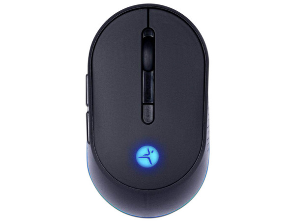 Mouse Inalámbrico Recargable Techzone Thunder TZACMOI24, 3200 DPI, Color Negro.