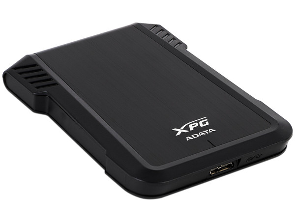 Gabinete XPG EX500  para SSD ó HDD de 7mm, 9.5mm y 2.5", Convierte tu SSD (SATA) en un Disco Externo USB 3.0. Color Negro