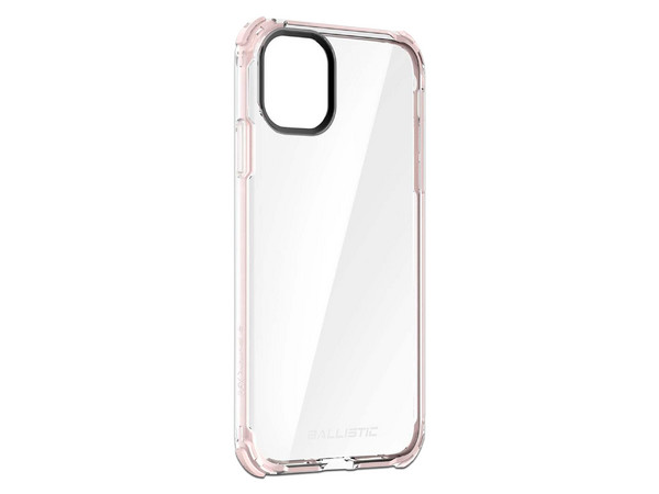 Funda protectora transparente Ballistic Bshock X90 para iPhone 11 Pro Max. Borde Color Rosa. - imagen 3