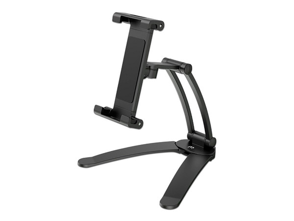 Soporte de escritorio Mybat para Smartphones y Tablets, Universal. Color Negro.